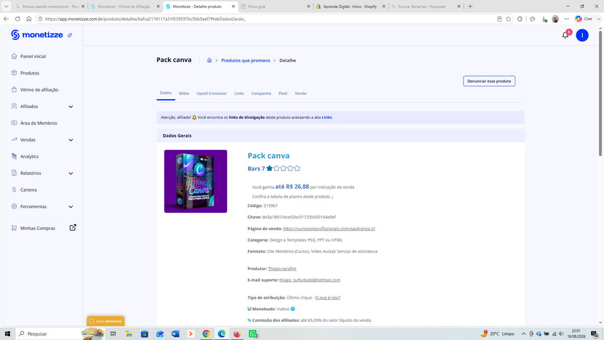 Pack Canva - Templates Editáveis
